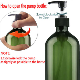 FOOCHY labels included on pump bottles help you identify contents easily.