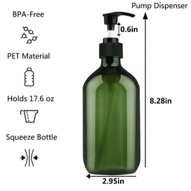 FOOCHY wide-mouth lid on pump bottle makes filling quick and mess-free.