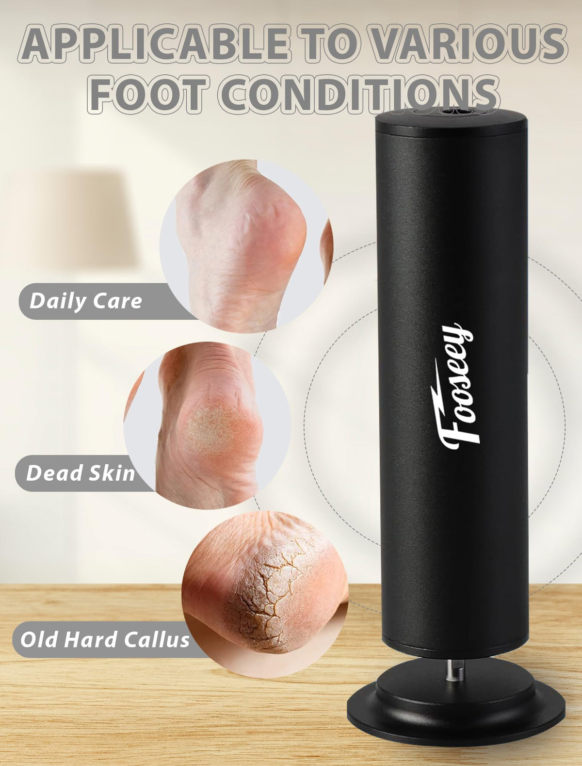 Fooseey Dermave aluminum body closeup highlights long lasting durability and comfortable grip.