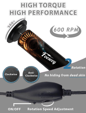 Fooseey Dermave long cord configuration enables uninterrupted grooming sessions.