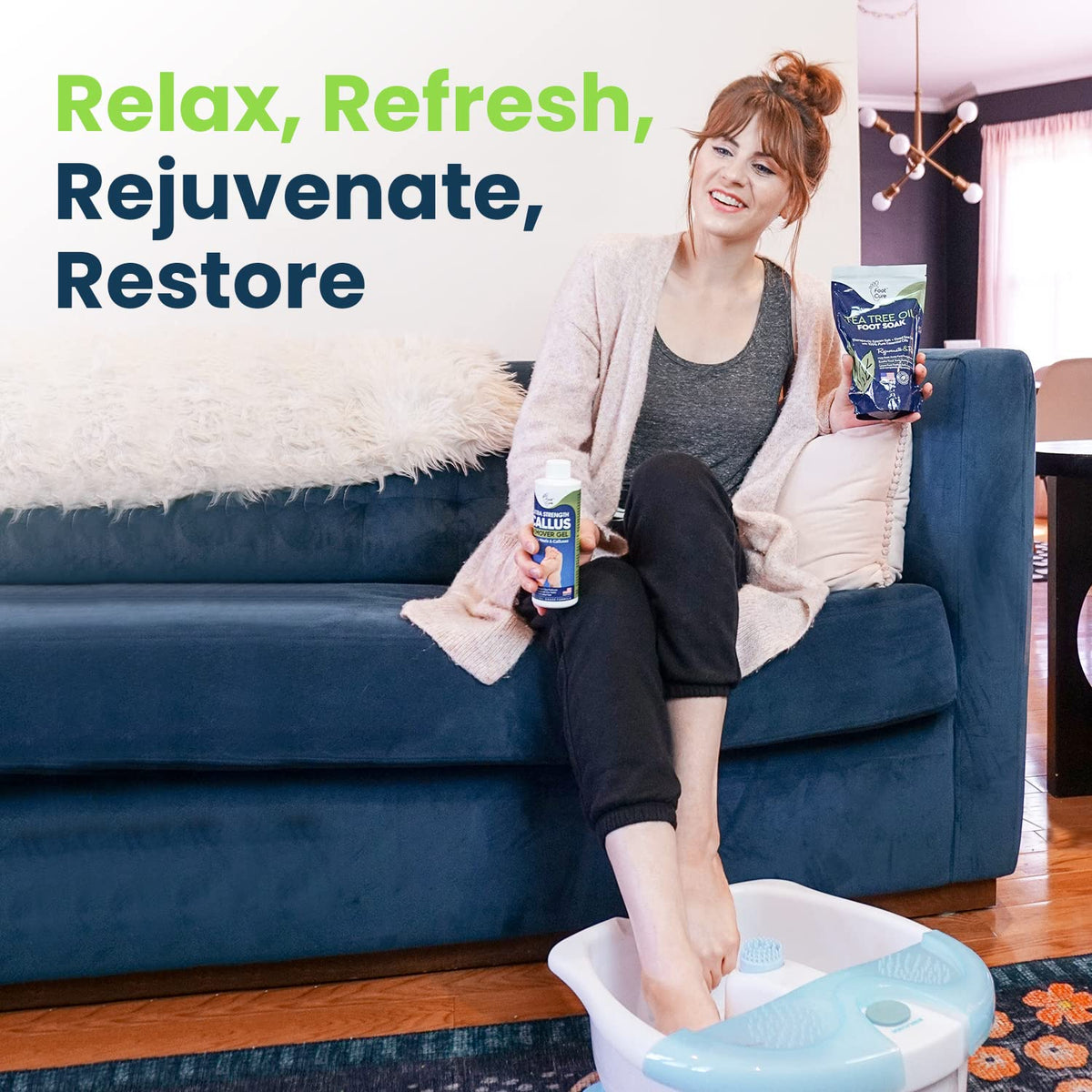 FOOT CURE Callus remover gel application with glove for safe use