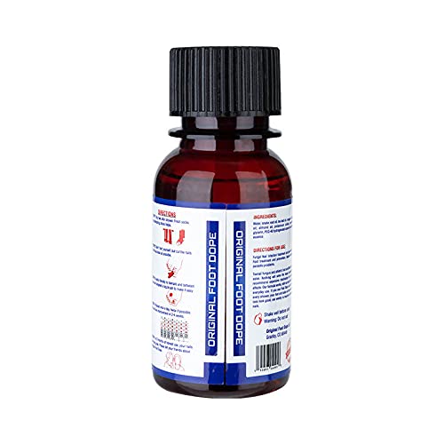 Foot Dope Snakeroot Tea Tree nail application during routine