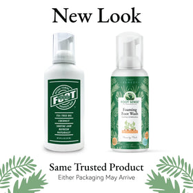 Foot Sense foaming wash pump delivering rich foam for easy cleansing