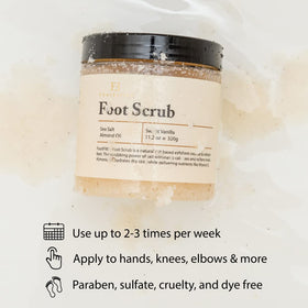 FootFitter application on the foot demonstrates circular massage for softer skin.
