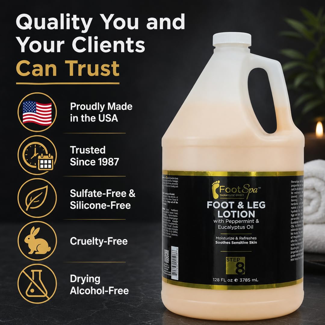 FootSpa American made label signaling USA manufacturing quality