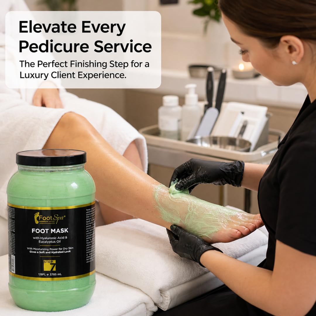 FootSpa aromatherapy with peppermint and eucalyptus enhances the spa moment.
