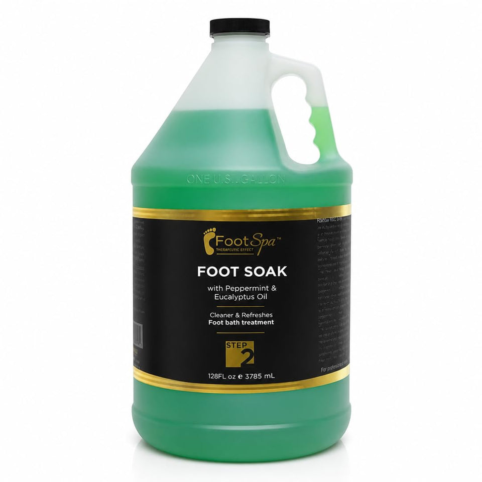 FootSpa bulk foot soak bottle for salon use delivering professional hygiene.