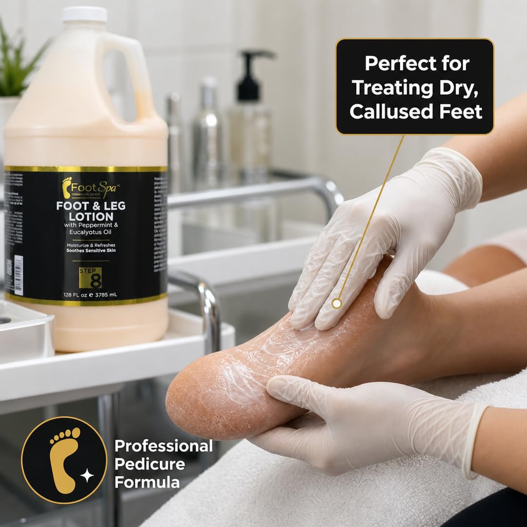 FootSpa bulk gallon packaging ideal for clinics and long term use
