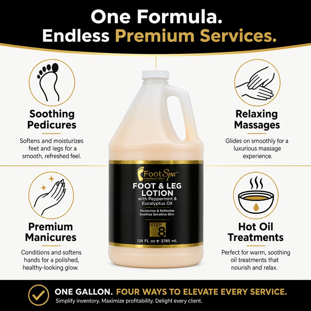 FootSpa professional pedicure setup highlighting cuticle and nail care