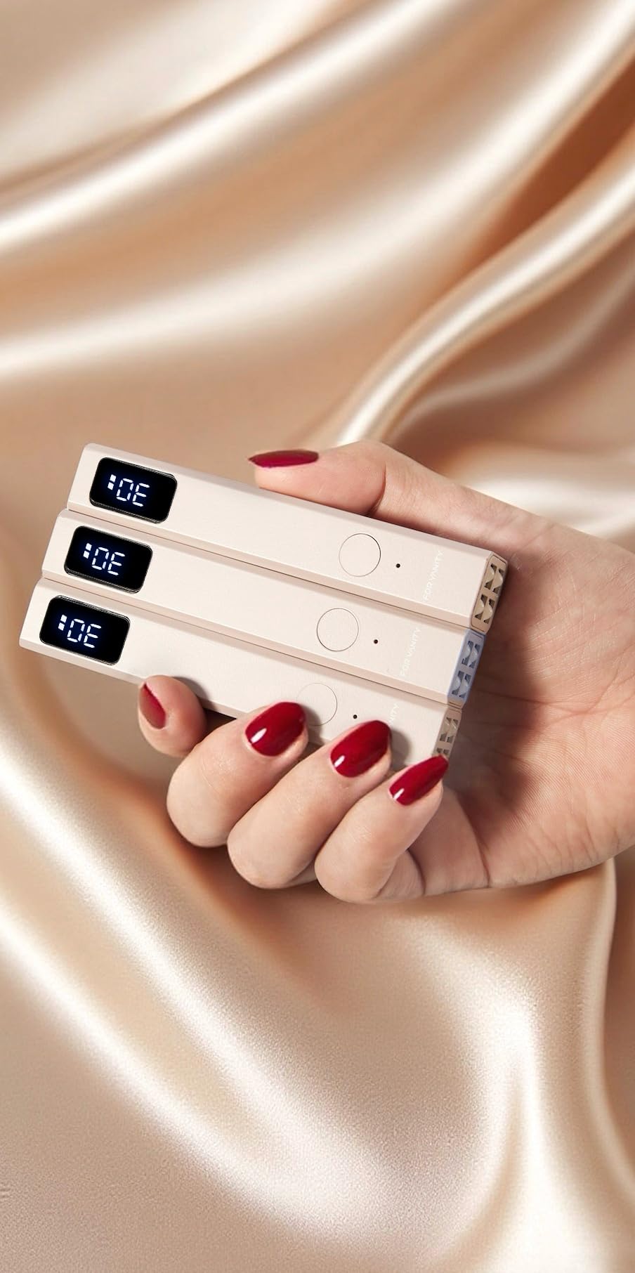 For Vanity Sunset Lite USB-C charging supports rapid power-ups anywhere.