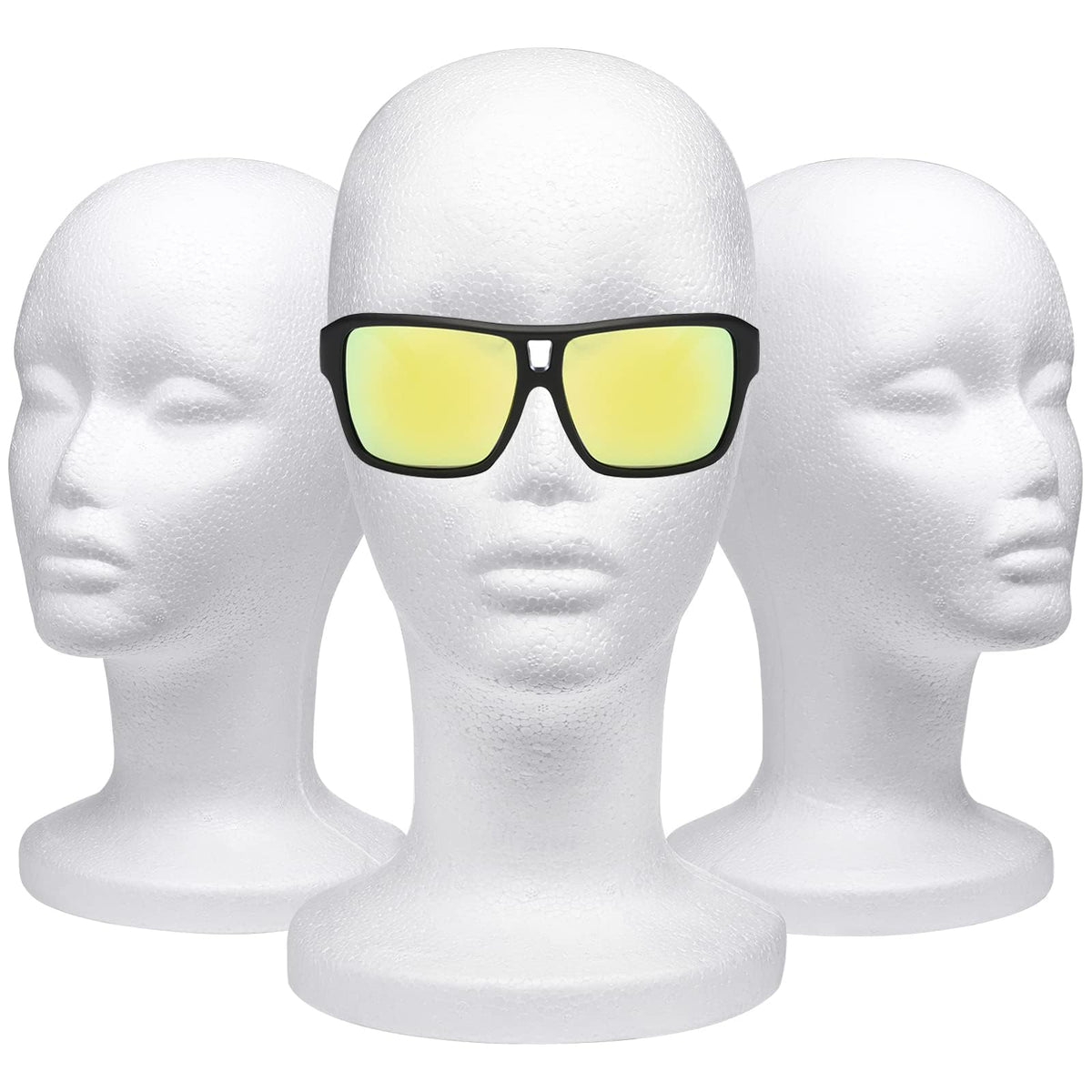 Foraineam foam head with realistic female facial features