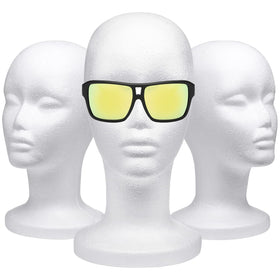 Foraineam foam head with realistic female facial features