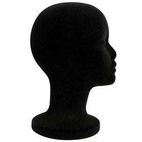 Foraineam black foam head for easy cleaning and reuse between clients.