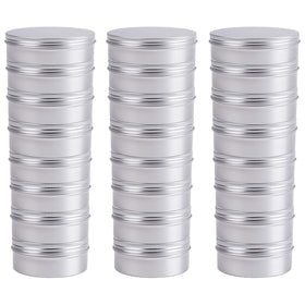 Foraineam screw-top tins with rounded edges, safe to handle and store small items.