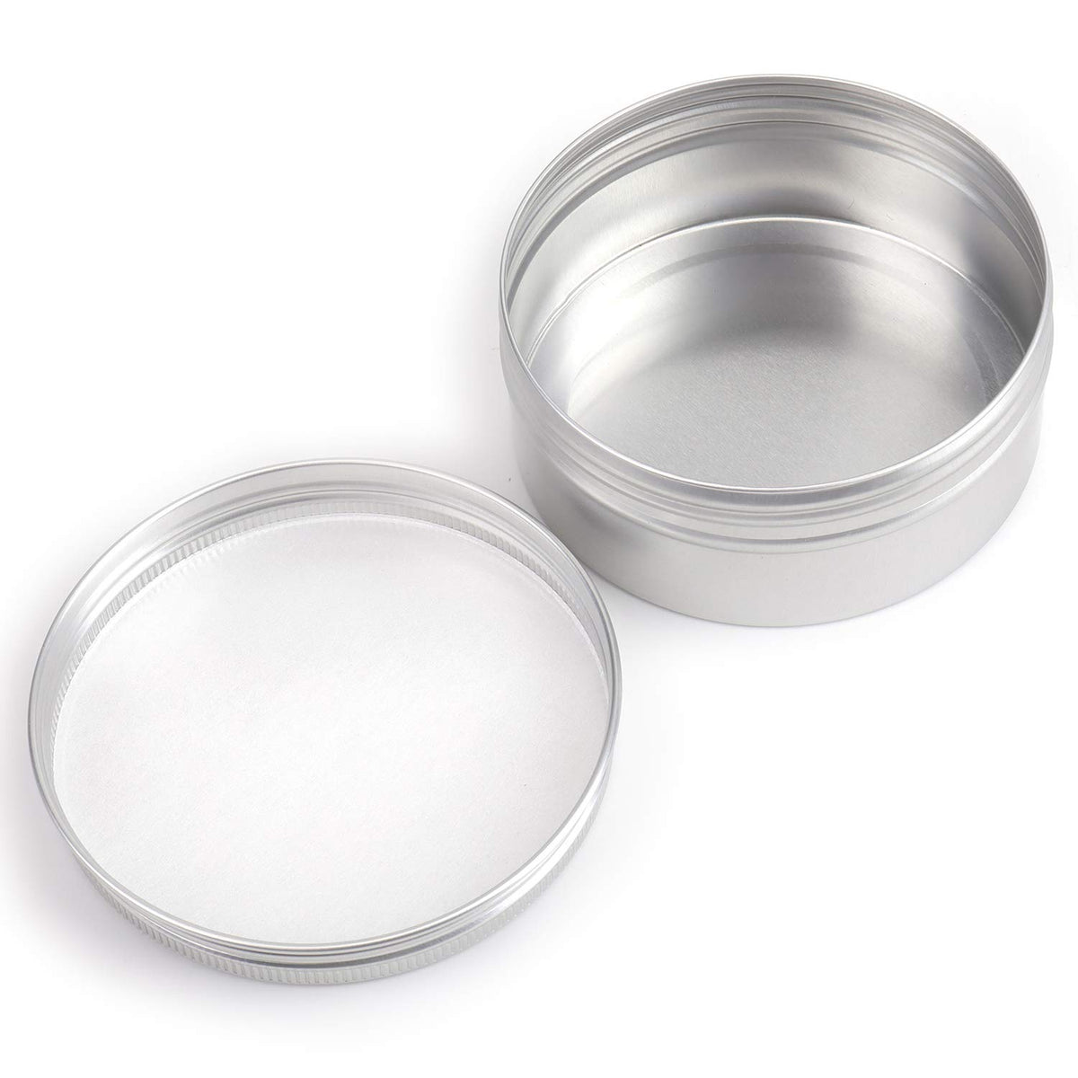 Foraineam silver storage cans, lightweight and recyclable for home and office use.