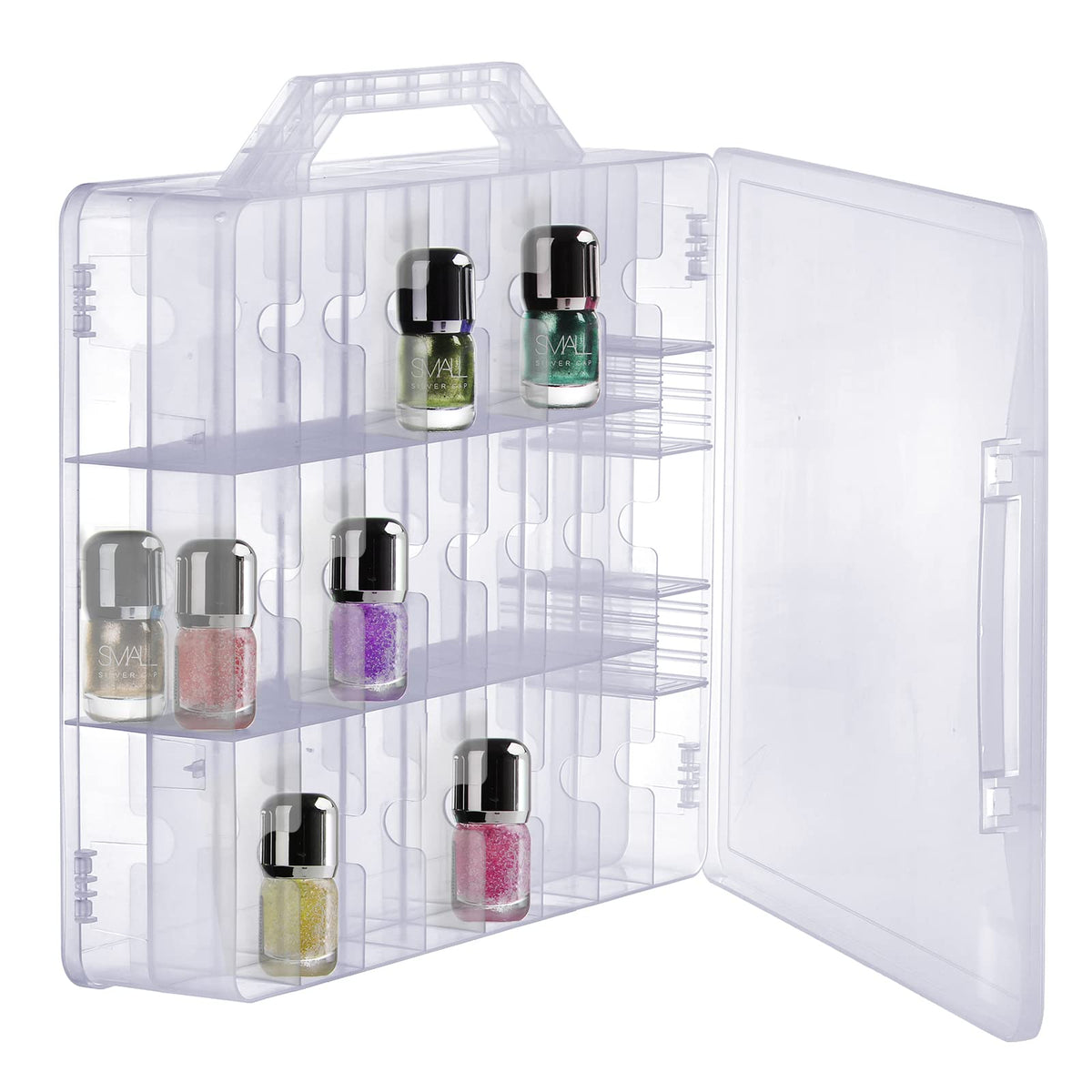 Foraineam transparent PP plastic organizer highlighting colors