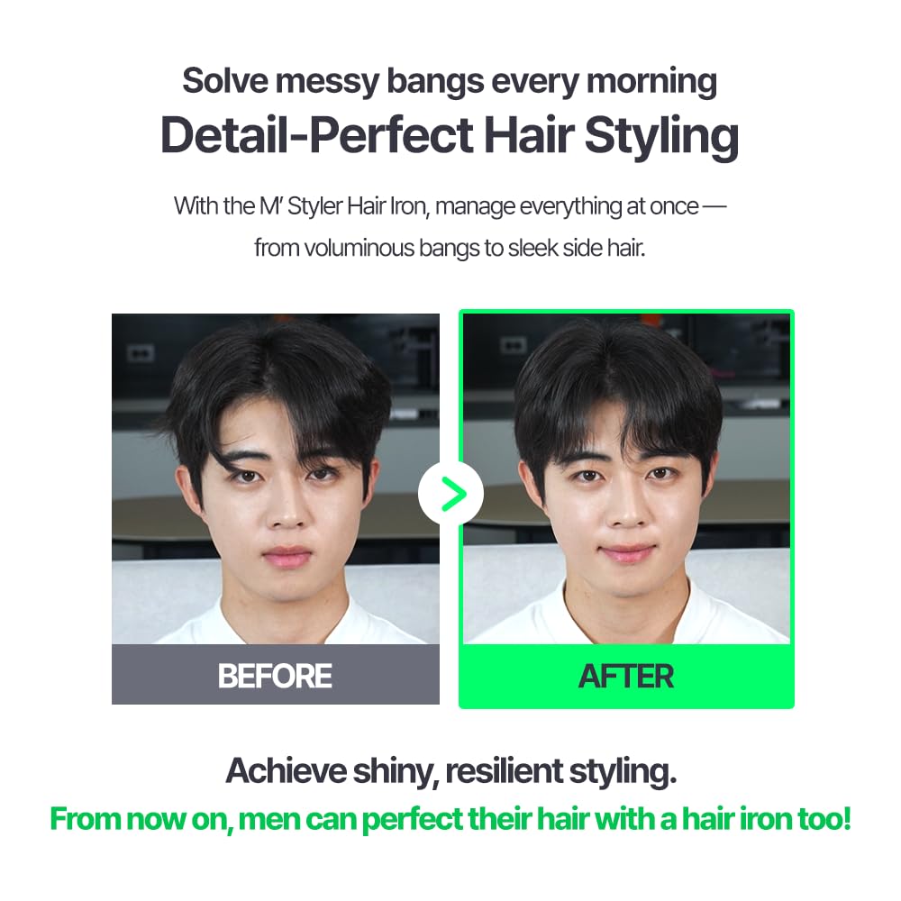 FORBEAUT M'STYLER AX wave mode adds natural texture and volume
