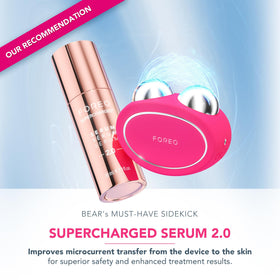 FOREO Bear 2 on facial contouring and at home firming routine