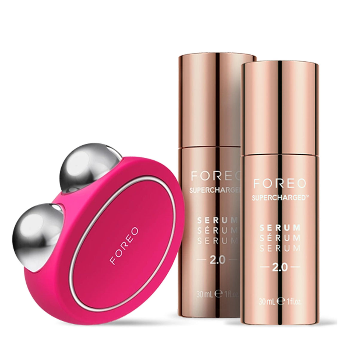 FOREO Bear device front view showing non-invasive contouring potential for a firmer look