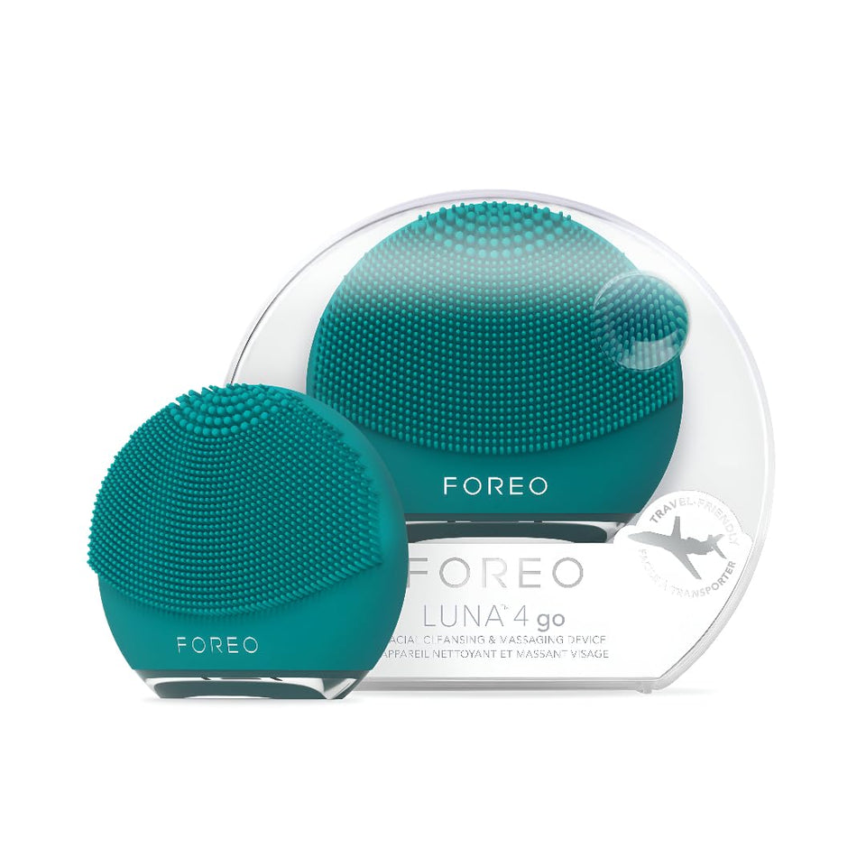 FOREO Luna 4 go cleansing brush head delivering a deep clean for refreshed skin.