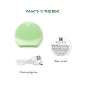 FOREO LUNA 4 go pairs with Micro-Foam Cleanser for effective cleansing.