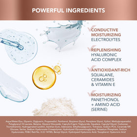 Electrolyte blend visual hints at enhanced microcurrent conductivity