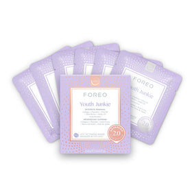 FOREO Youth Junkie 2.0 mask pack highlights deep hydration for dry skin