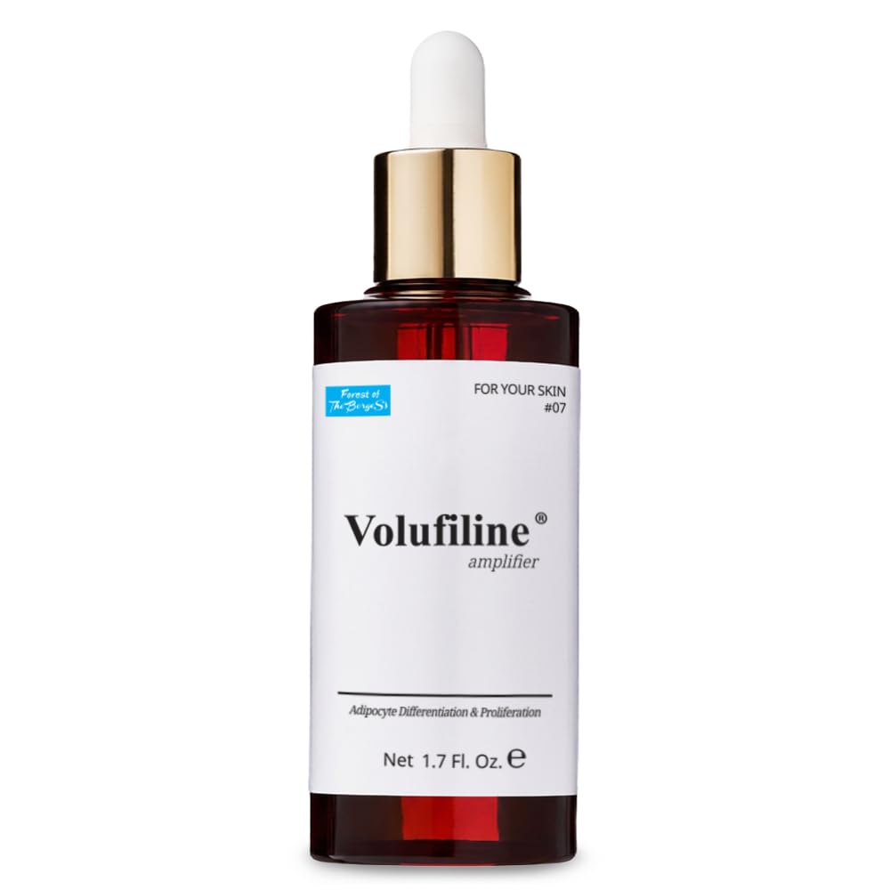 FOREST OF THE BORGES'S Volufiline Serum bottle close-up highlighting premium packaging.