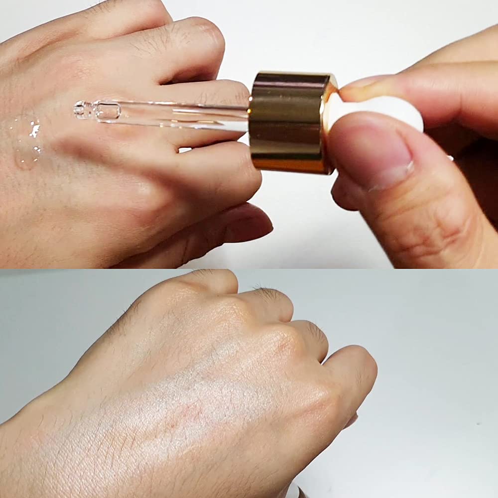 FOREST OF THE BORGES'S Volufiline Serum brand label close-up with ethical vegan styling.