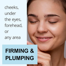 FOREST OF THE BORGES'S Volufiline Serum on the jawline for gentle contouring.
