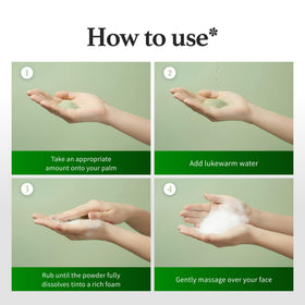 FORETDERM pore cleansing with a soft finish after rinse