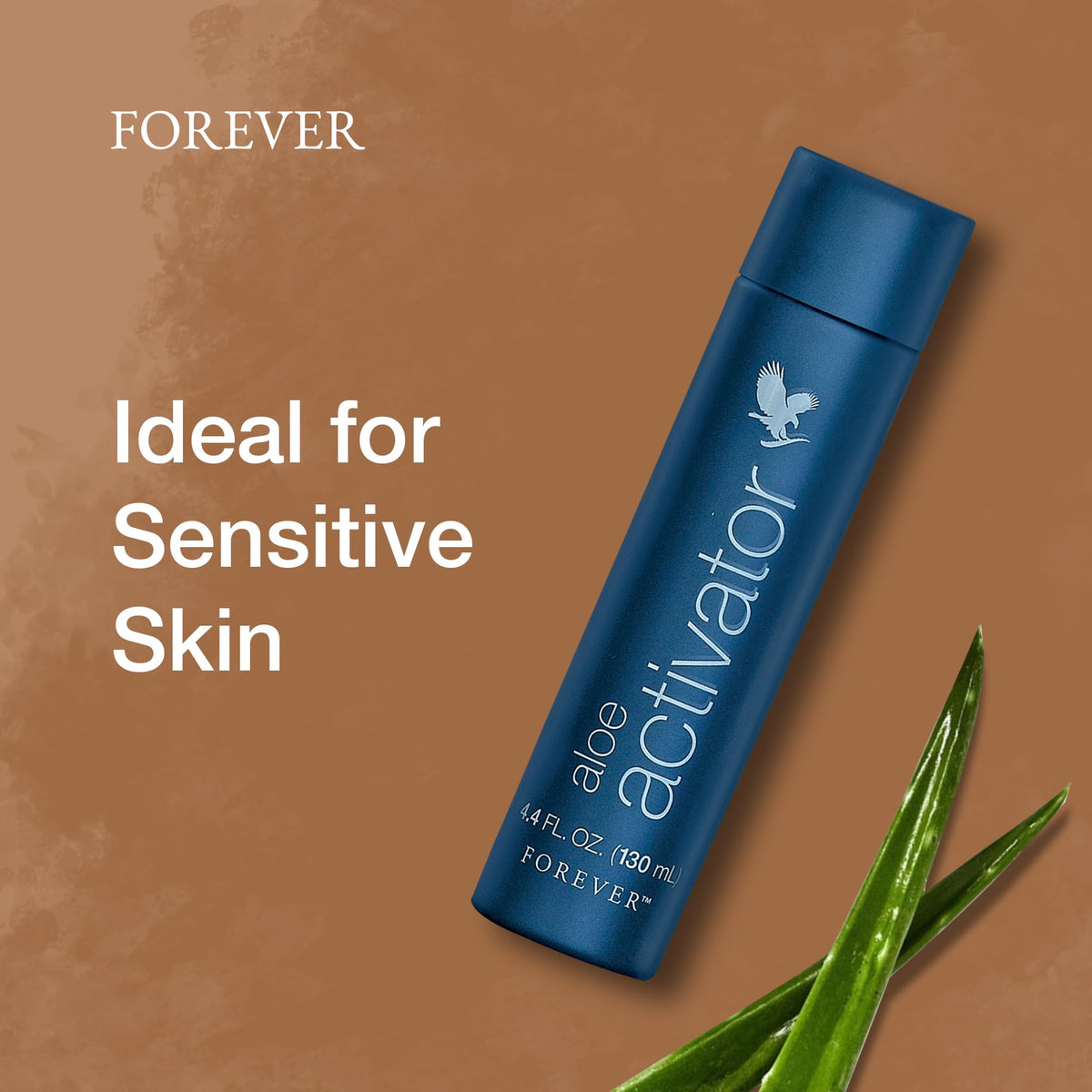 Forever Living Aloe Activator packaging emphasizing premium inner-leaf aloe