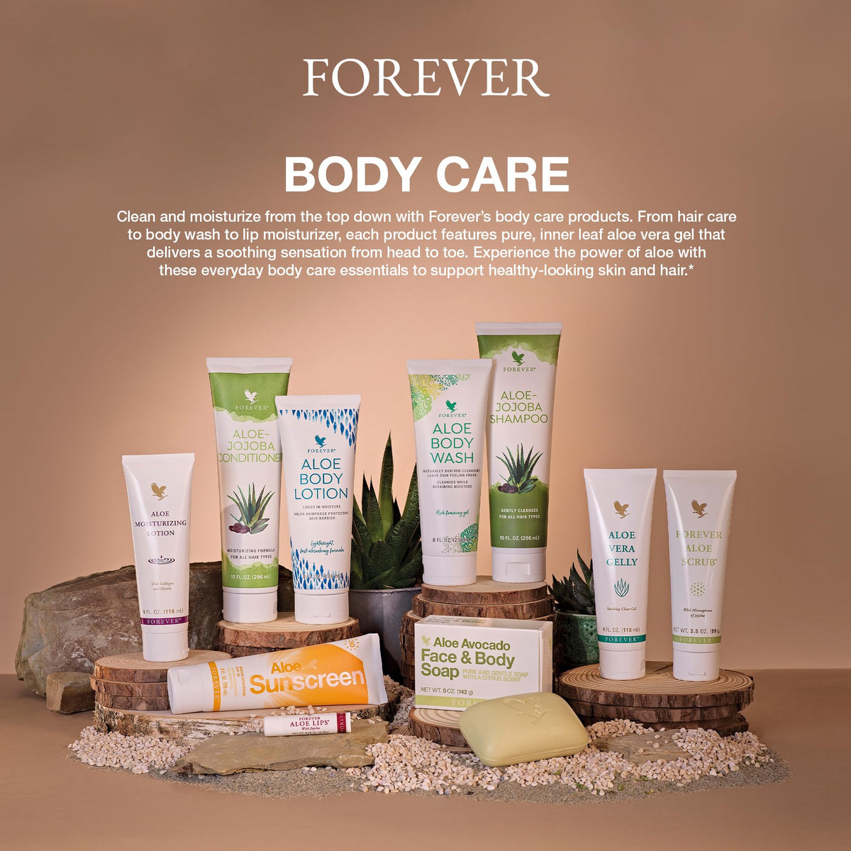 Forever Living Aloe Jojoba Shampoo final rinse shows soft and manageable hair
