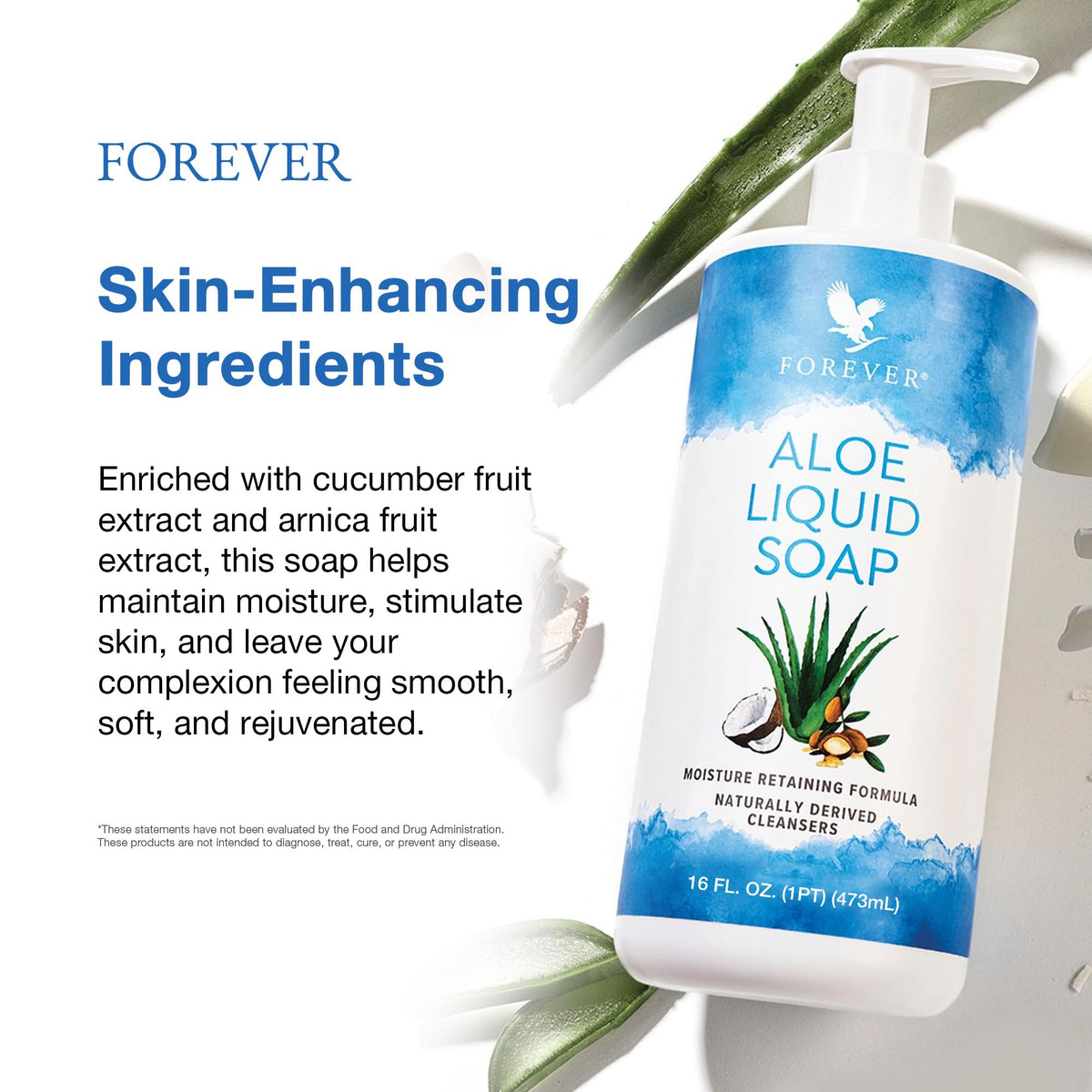 Forever Living Aloe Liquid Soap demonstrates a family-friendly formula suitable for multiple sinks