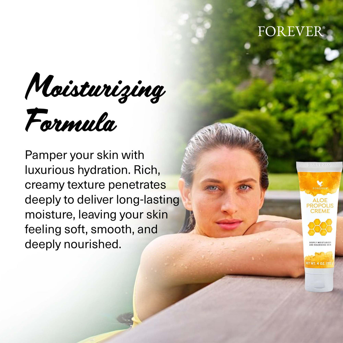 Forever Living Aloe Propolis Creme bottle-front image highlighting premium skincare