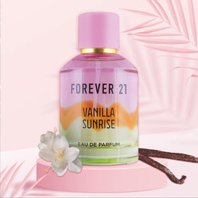 Forever 21 Vanilla Sunrise display with a warm amber hint.