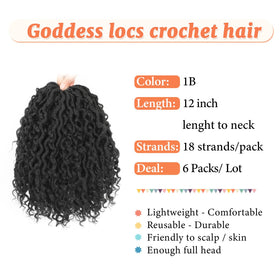 Forevery Goddess Locs 12in in hand demonstrates lightweight, fluffy texture