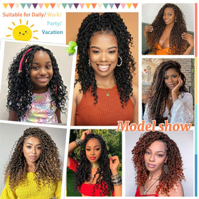 Forevery Goddess Locs color range highlights 1B and popular shades