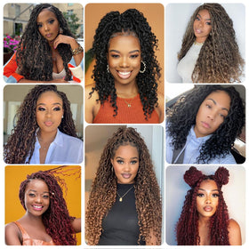 Forevery Goddess Locs included crochet needle and hair rings for setup
