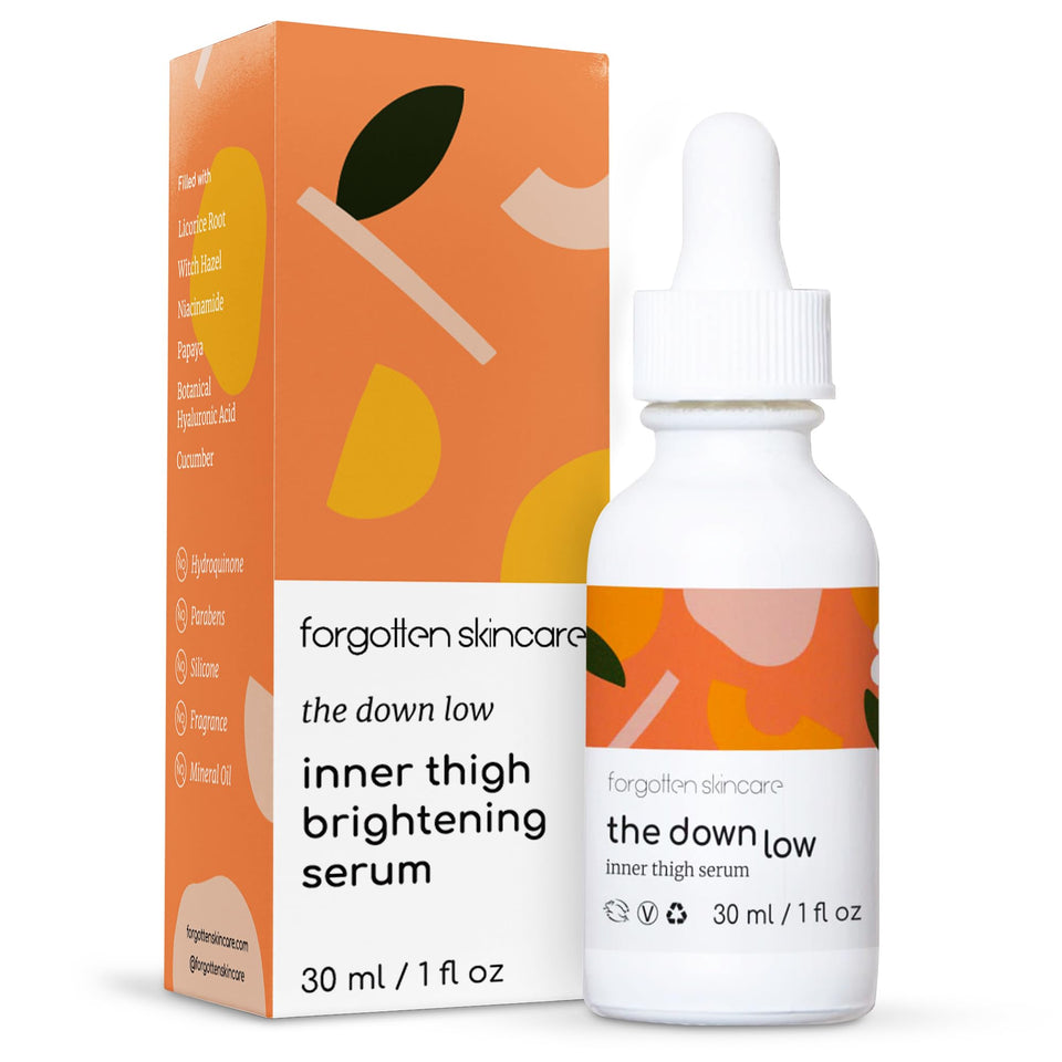 Forgotten Skincare Body Oil Serum bottle close-up for hydration and calm sensitive skin