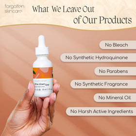 Forgotten Skincare Body Oil Serum after-shave use to soothe redness and irritation