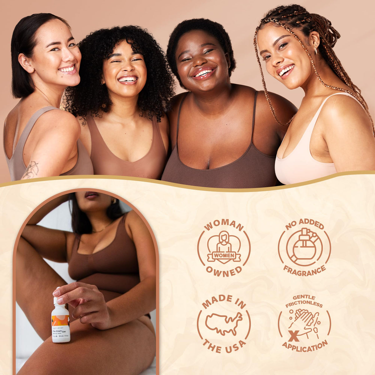 Forgotten Skincare Body Oil Serum ideal for bikini area nourishment and comfort