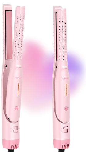 FORLIFA 0.6-inch flat iron with cool air flow for short hair styling
