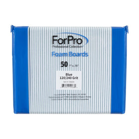 ForPro blue foam board with 240 grit for smoothing edges.