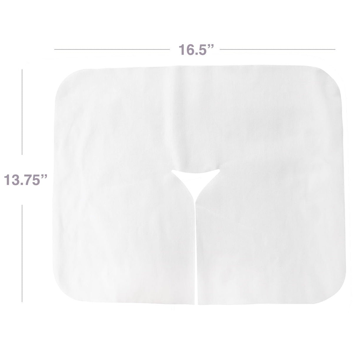ForPro disposable 100-count headrest covers ensure quick cleanups between guests