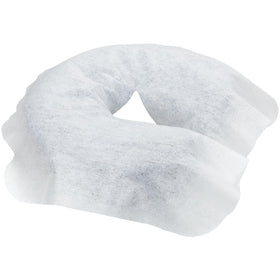 ForPro face-rest cover with absorbent material protects makeup and oils during treatments