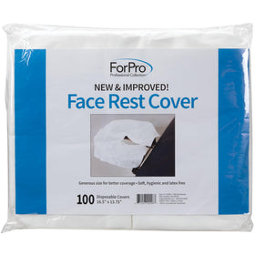 ForPro face-rest cover measures 16.5 by 13.75 inches for full coverage