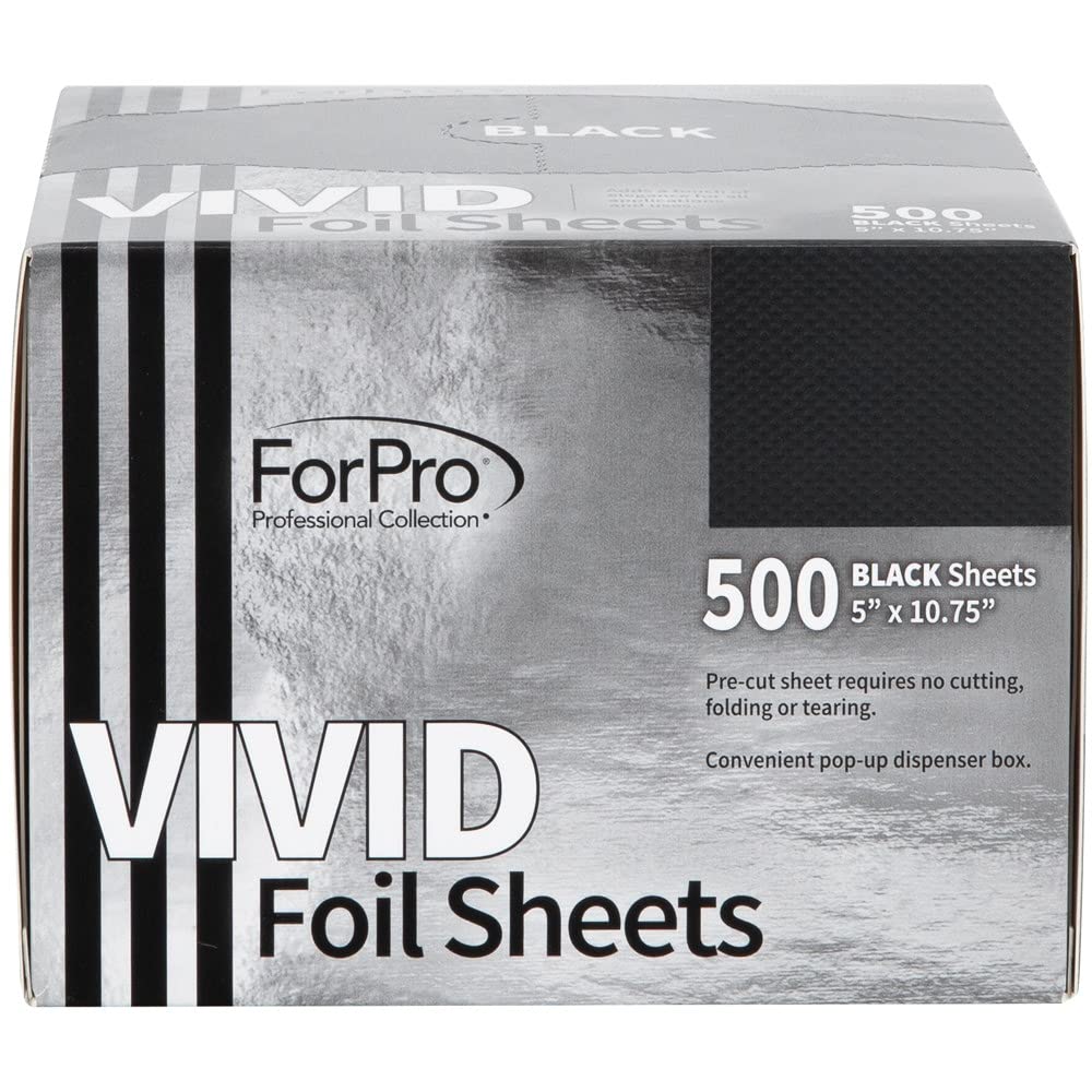 ForPro hair-coloring foil on-hair use helps capture color precisely