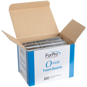 ForPro O-Files foam board double-sided file with 180/400 grit for versatile filing
