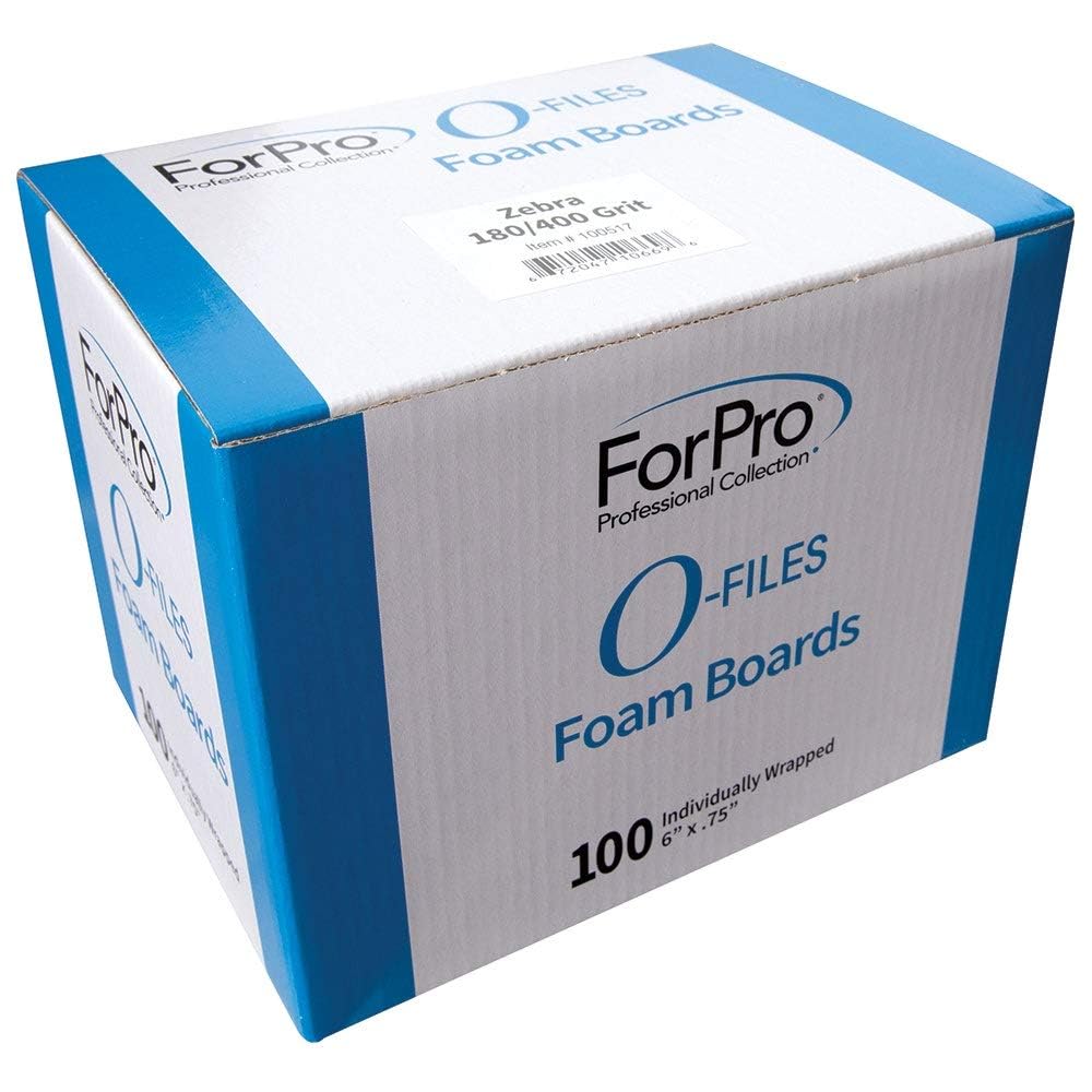 ForPro O-Files packaging label highlights hygienic disposable design.